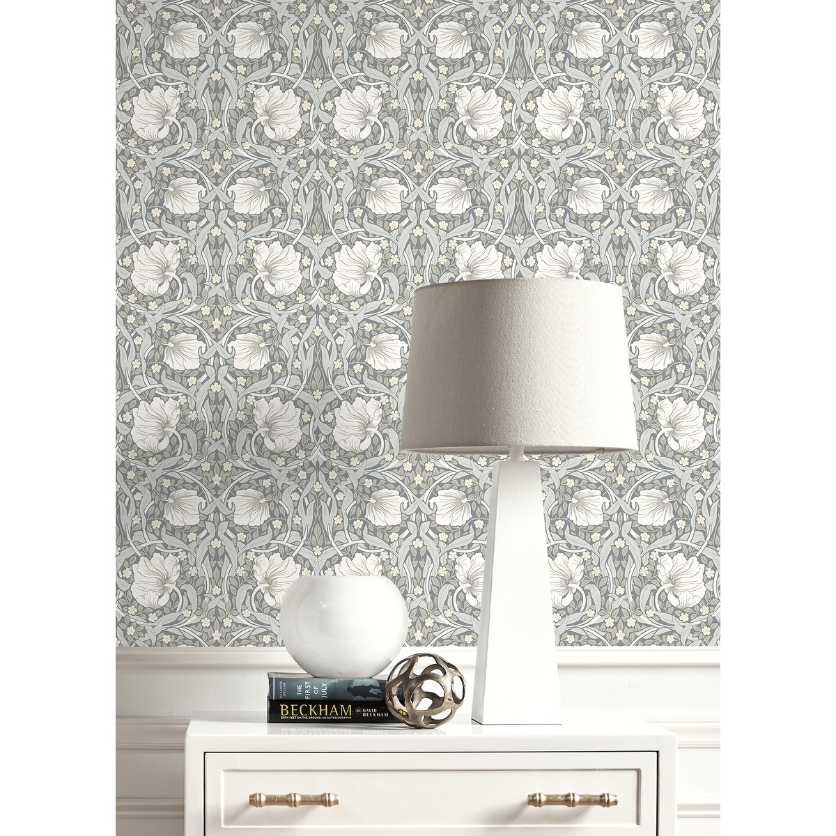 40.5 sq. ft. NextWall Pimpernel Floral Peel and Stick Wallpaper