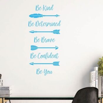 Be Kind with Arrows Vinyl Wall Decal