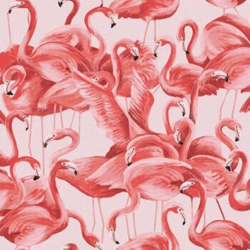 28 sq. ft. - Flamingo Peel and Stick Wallpaper - Ballerina Pink