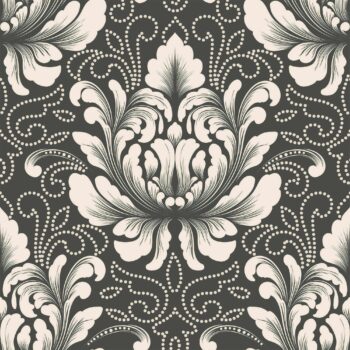8 + sq. ft. - Grey Flower Peel and Stick Removable Wallpaper