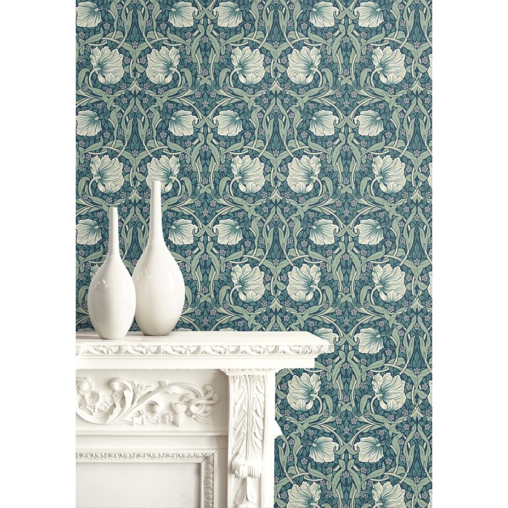 40.5 sq. ft. NextWall Pimpernel Floral Peel and Stick Wallpaper