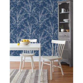 30.5 sq. ft.- NextWall Tree Branches Peel and Stick Removable Wallpaper