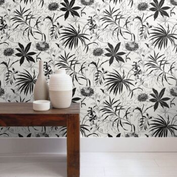 30.75 sq. ft. - NextWall Tropical Garden Peel and Stick Removable Wallpaper